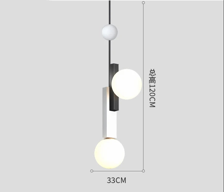 Modern Art Creative Design Indoor Home Decor Lighting Fixtures Loft Color Hanging Lamp Nordic Led Glass Pendant Lights Luminaire